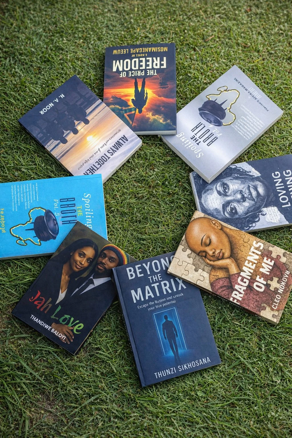 Printed copies of Fragments of Me